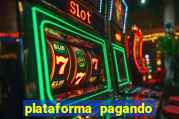 plataforma pagando no cadastro fortune tiger